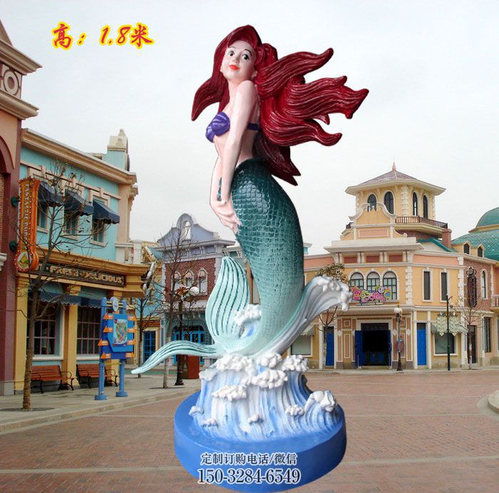 江北水景美人鱼雕塑 风景区几何雕塑 广场小品 江北水景美人鱼雕塑 风景区几何雕塑 广场小品